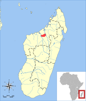 Macrotarsomys ingens range map.svg