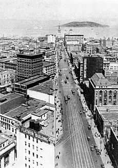 Market Street San Francisco National Geographic 1922
