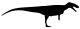 Megalosaurus silhouette by Paleogeek.svg