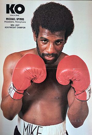 Michael Spinks by Bill Apter