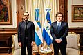 Nayib Bukele with Javier Milei, September 2024