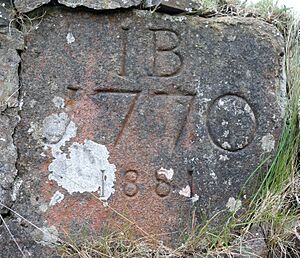 Old Blacklaw Bridge datestone