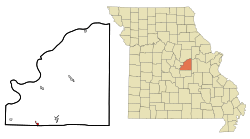 Location of Argyle, Missouri
