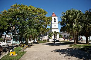 Church and central square of Manicaragua