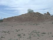 Phoenix-Pueblo Grande Ruin-Mounds of earth