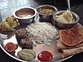 Plate of Indian meals - 03
