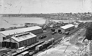 Rail Yards Parnell Auckland Ca 1880s