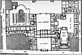 Rez-de-chaussée du Palais-Royal en 1780, plan reconstitué par Fontaine 1829 - Espezel 1936 p121 (cropped)