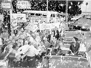 Richard and Pat Nixon during a campaign parade- St. Petersburg, Florida (8008877547)