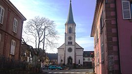 The church of Saint Michel at Rorschwihr