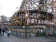 Rutschebanen roller coaster