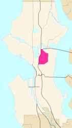 Capitol Hill's location in Seattle