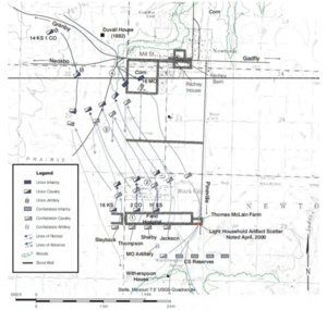 Second Newtonia NPS Map