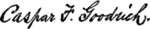 Signature of Caspar Frederick Goodrich (1847–1925).png