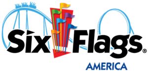 Six Flags America - Logo, circa 2019.png