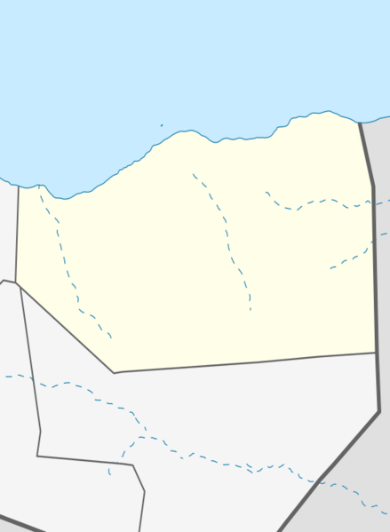 Somaliland Sanaag location map