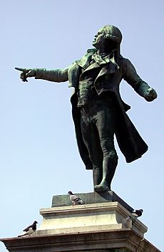 Statue of Danton by Edmond Desca in Tarbes (01)
