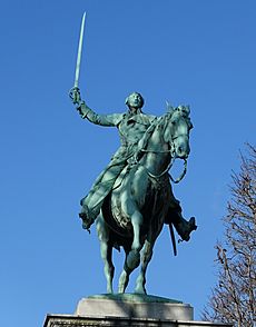 Statue of Lafayette, Paris 6 March 2016 (cropped)