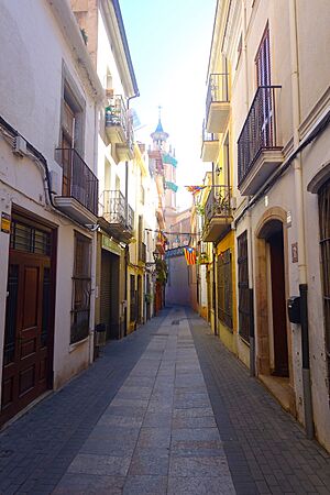 Street Around Arenys de Mar, Spain