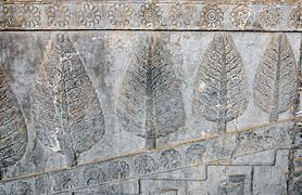 Stylized Trees and Flowers on the Apadana Staircase (Best Viewed Size "Large") (4688859421)