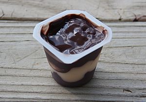 Swiss MIss Chocolate Vanilla Swirl pudding cup