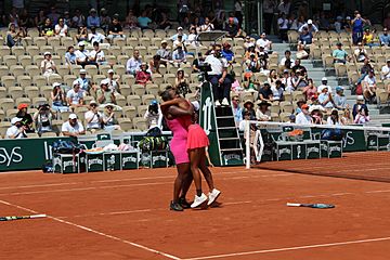 Taylor Townsend and Leylah Fernandez (2023 French Open) 01