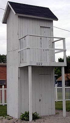 Two story outhouse