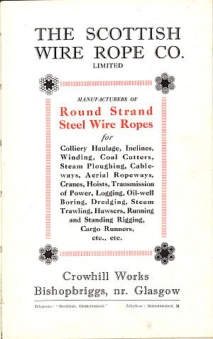 Wire Rope Co catalogue inside cover