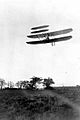 Wright Flyer III above