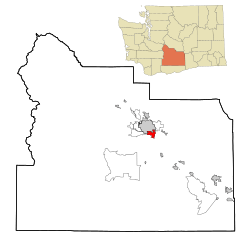 Location of Union Gap, Washington