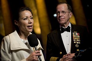 Ann Curry and Mike Mullen