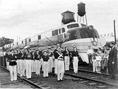 Arrival of the Orange Blossom Special train- Plant City, Florida