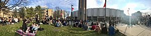 Beury Beach, Bell Tower, Paley Library