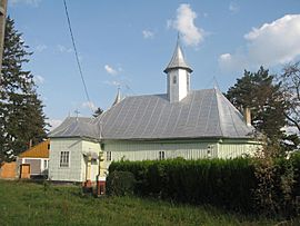 Wooden Orthodox church in Moara