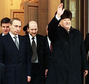 Boris Yeltsin 31 December 1999
