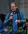 Brian Schmetzer at Sounders Victory Rally, 2016