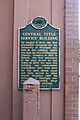Central Title Service Building historical marker Ann Arbor Michigan
