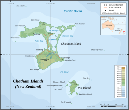 Rangitahi Lake is located in Chatham Islands
