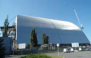 Chernobyl New Safe Confinement August 2016