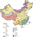 China linguistic map