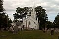 Christ Episcopal Church from graveyard