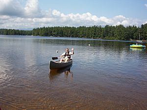 Conway lake canoeing.JPG