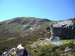 Crags under Beinn a Chuallaich