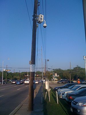Dallas Police Camera at Forest Lane and Audelia Road