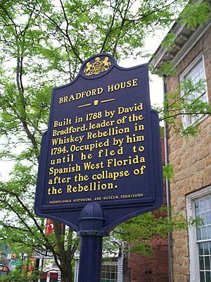 David Bradford House historical marker
