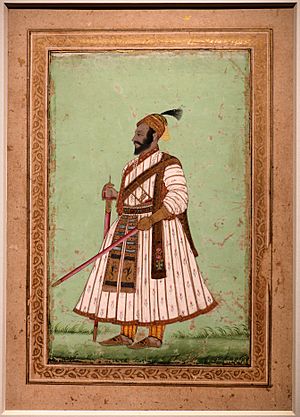 Deccan, ritratto di chhatrapati shivaji maharaj, bijapur 1675 ca