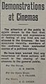 Demonstrations at Cinemas August 1941 Jersey
