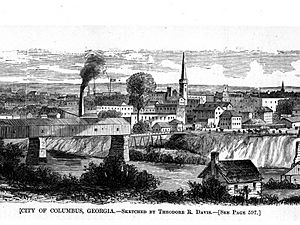 Downtown columbus, georgia 1880