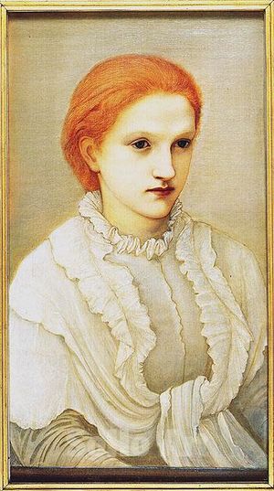 Edward-burn-jones painting of Lady-Frances-Balfour