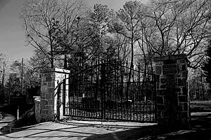 Entrance to Gospel Pilgrim Cemetery